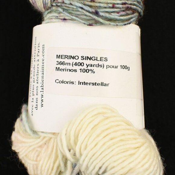 La Bien Aimée Merino Singles Yarn Merino Wool Hand Dyed Interstellar - Picture 3 of 3